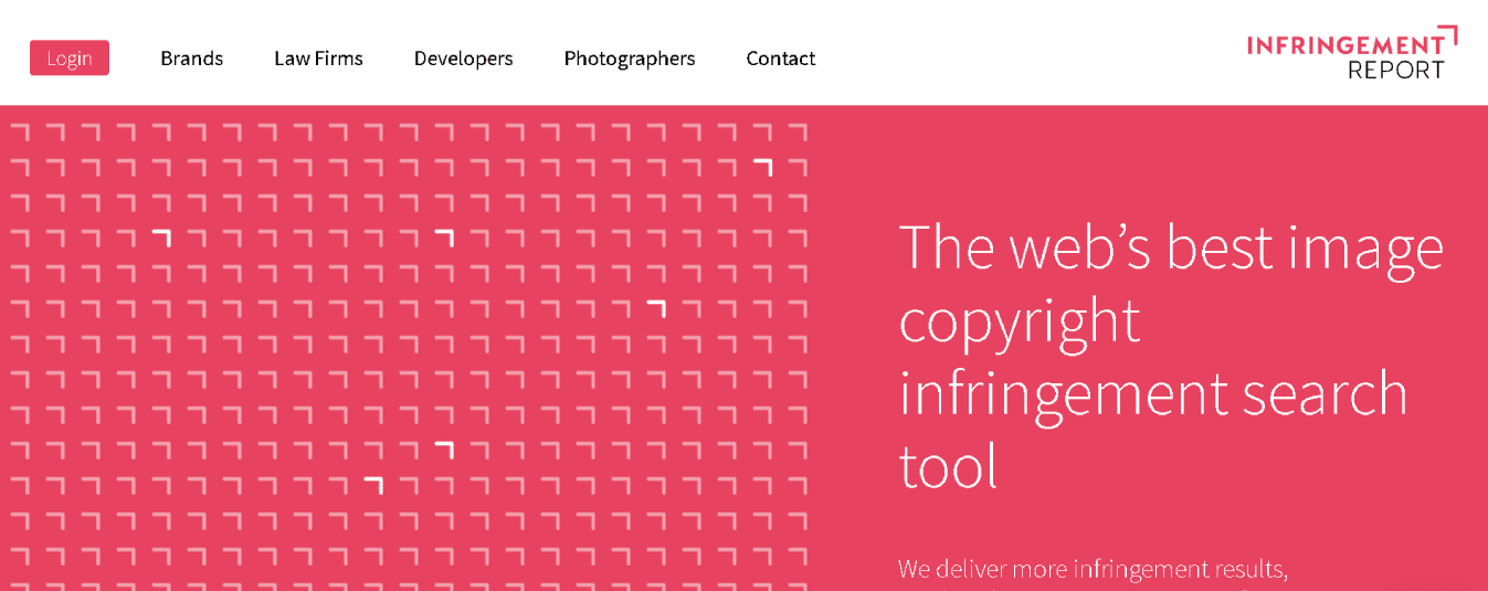 Web Designer Tool for Image Infringements