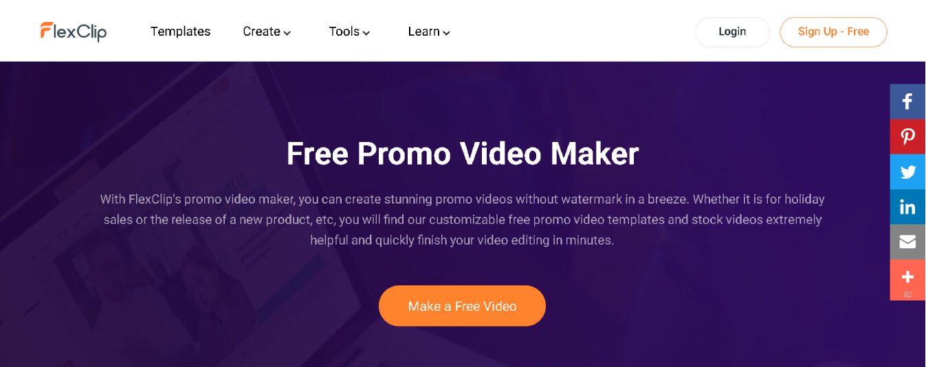 Flexclip Video Maker Tool
