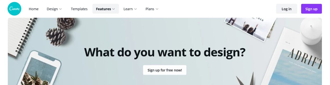 Canva an amazing Web Designer Tool