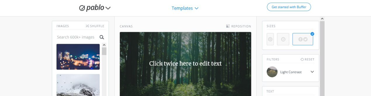 Pablo Website Designer Tool