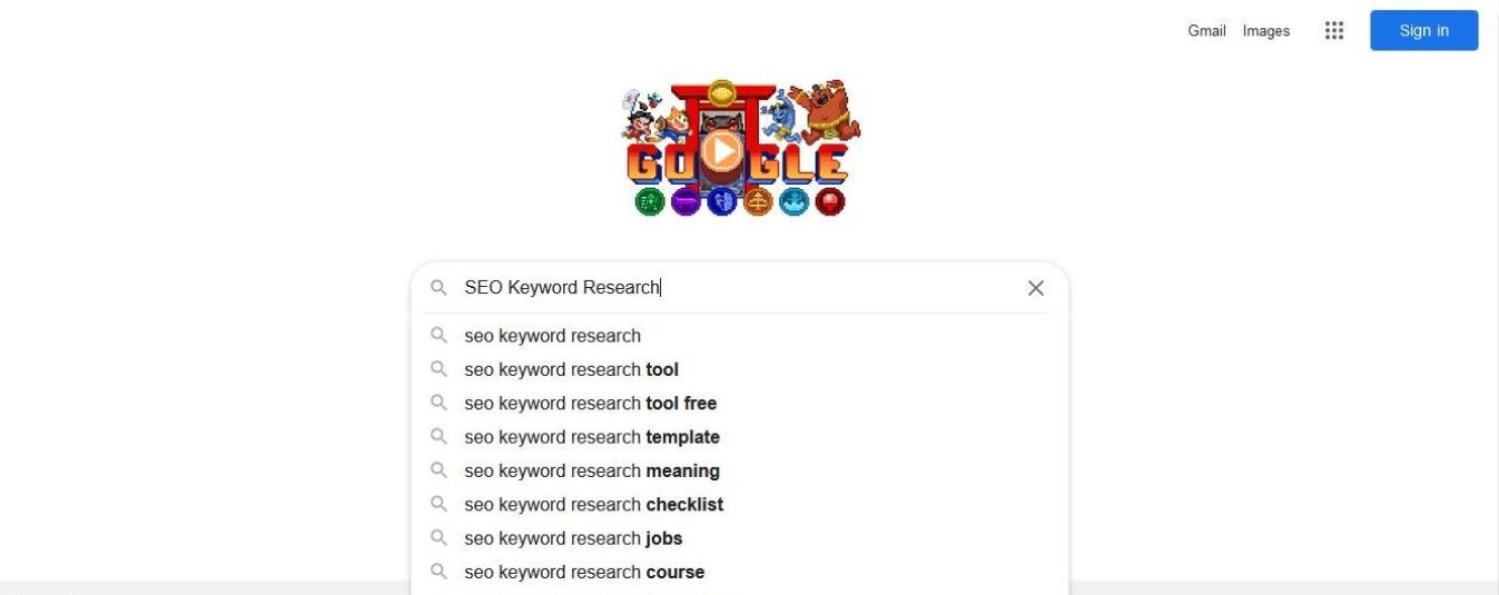 Google Autocomplete Keyword Tool
