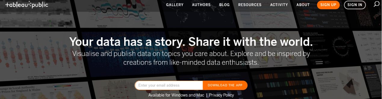 Data Visualisation Web Designer Tool