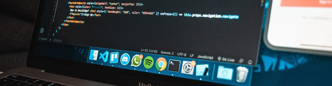 Web Designer Code Screen